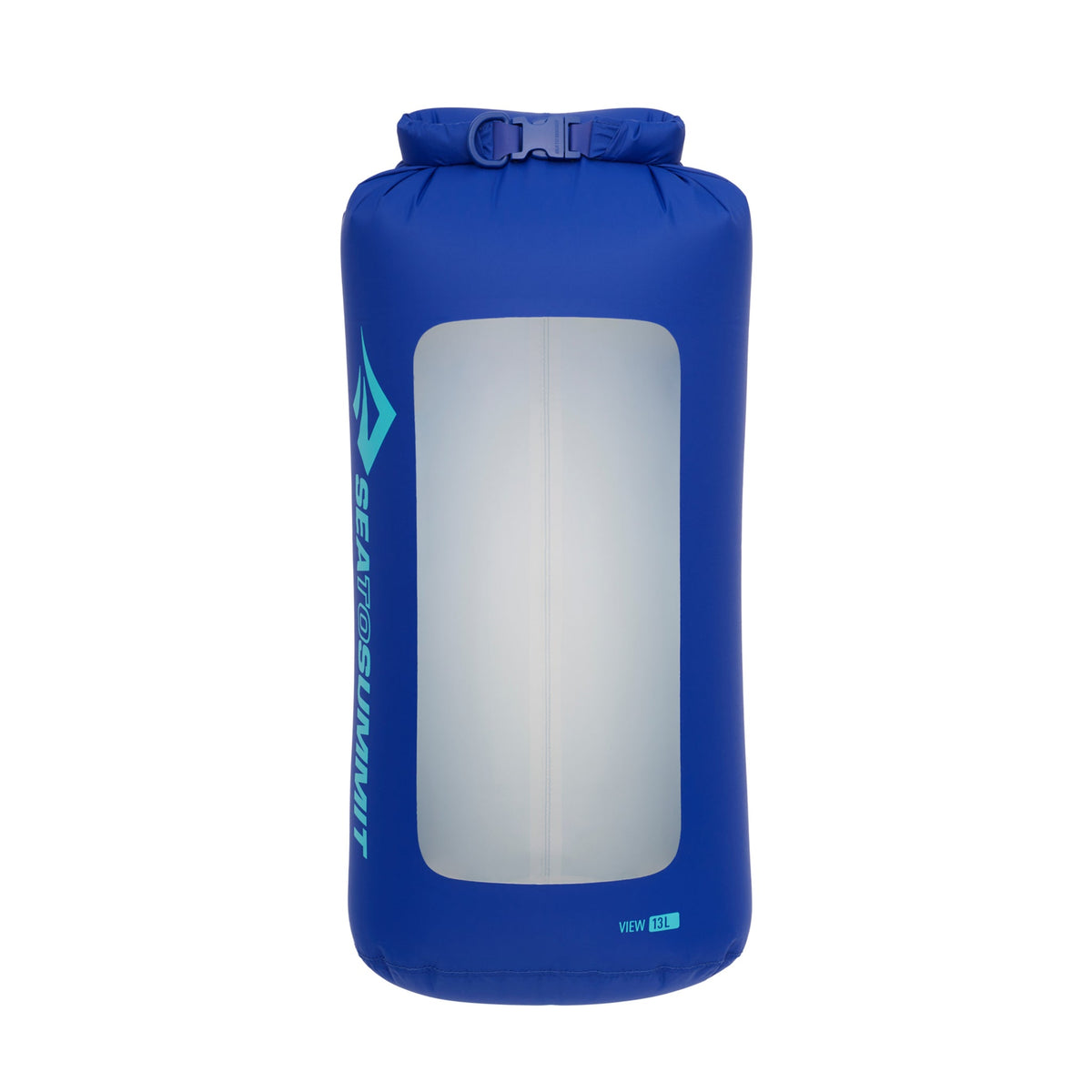Sea to Summit lightweight dry view bag 13l in Surf the Web blue