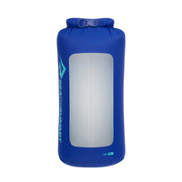 Sea to Summit lightweight dry view bag 13l in Surf the Web blue