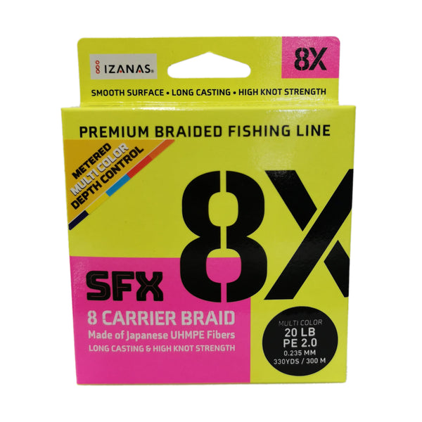 SFX 8X Premium Carrier Braid - sfx 20lb 300m