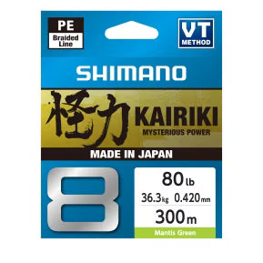 Shimano Kairiki 8 SKE30080G Mantis Green exact labelled Australian pack