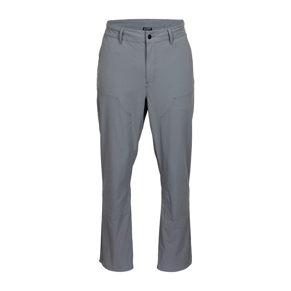 Shimano Technical Fishing Pants, Grey; manufacturer illustration shared across sizes