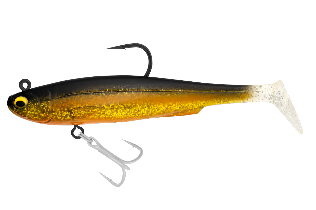 Irukandji Sicario DTF Pro 165mm Ember pre-rigged swimbait
