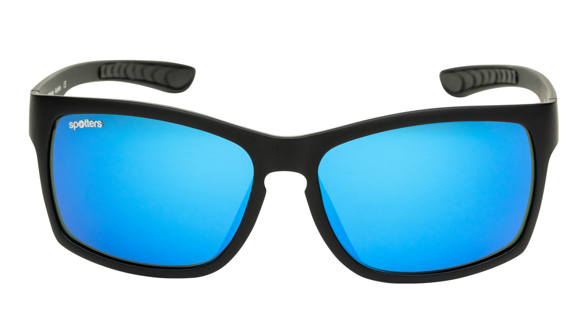 Spotters Savage - Ice Blue / Matt Black - front view - 9336161005334