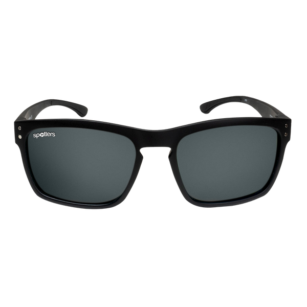 Spotters Crypto - Carbon / Matt Black - front view - 9336161010017