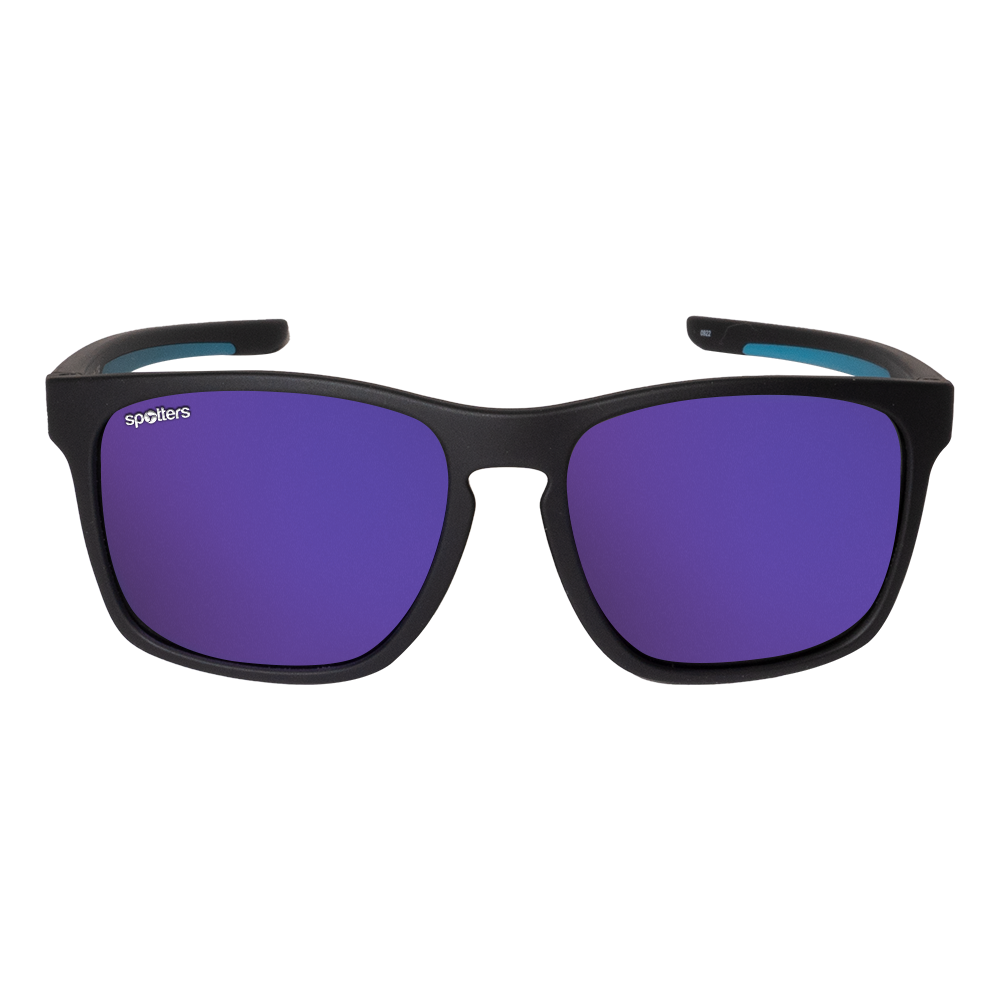 Spotters Dingo - Purple Mirror / Matt Black - front view - 9336161010062
