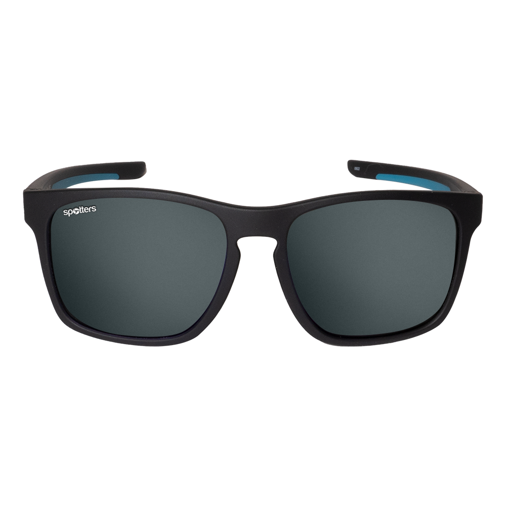 Spotters Dingo - Grey / Matt Black - front view - 9336161010079