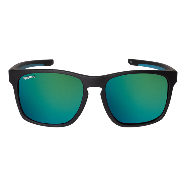 Spotters Dingo - Green Mirror / Matt Black - front view - 9336161010086