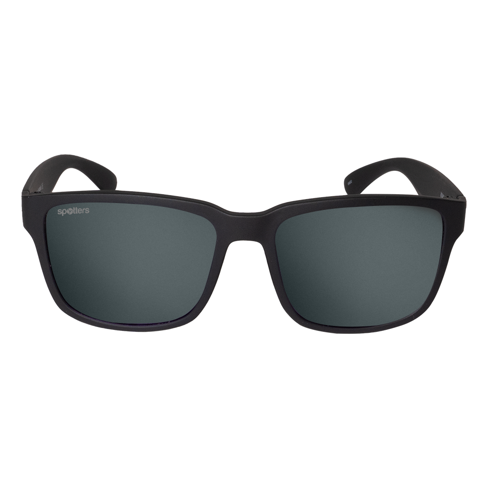 Spotters Kanga - Grey / Matt Black - front view - 9336161010123