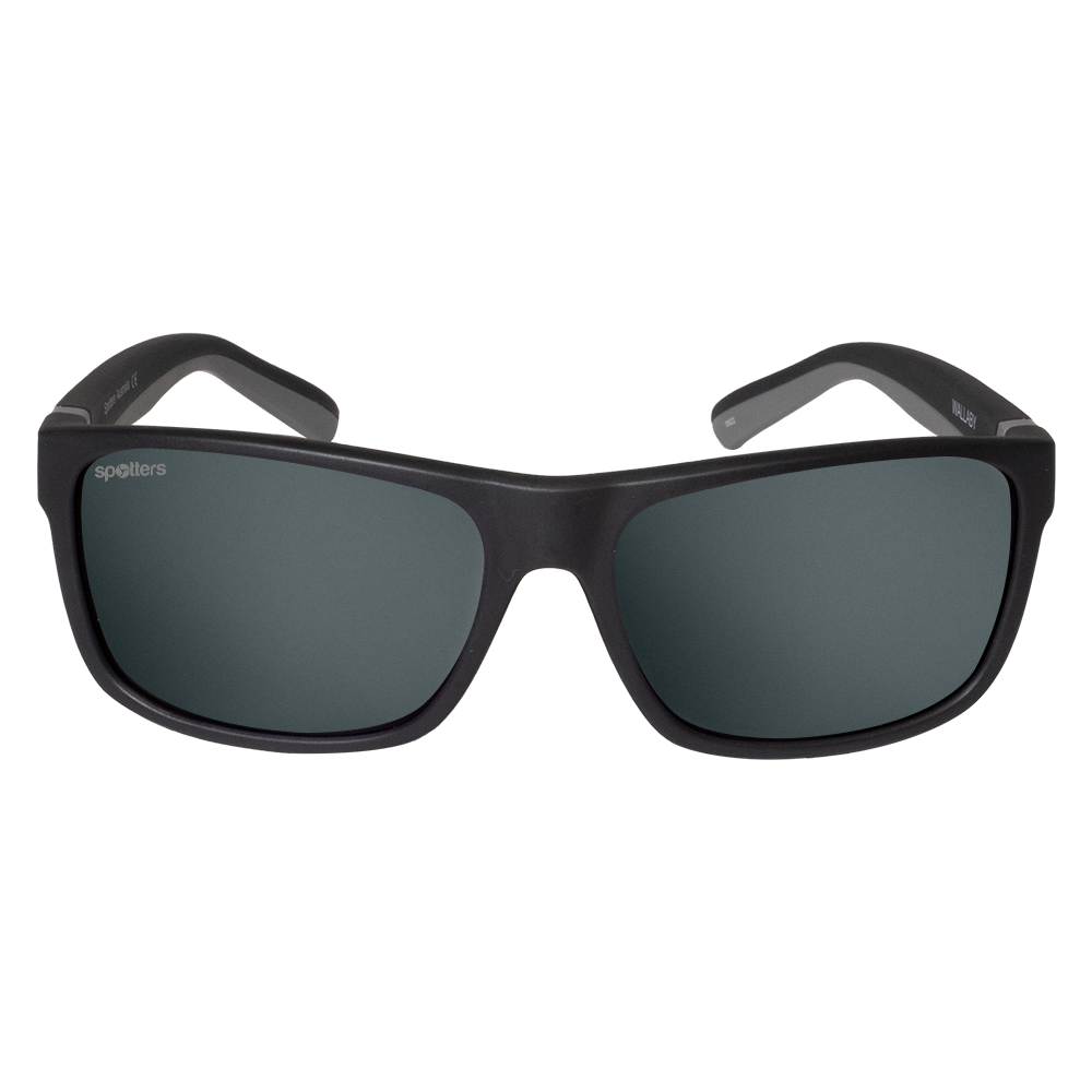 Spotters Wombat - Grey / Matt Black - front view - 9336161010215