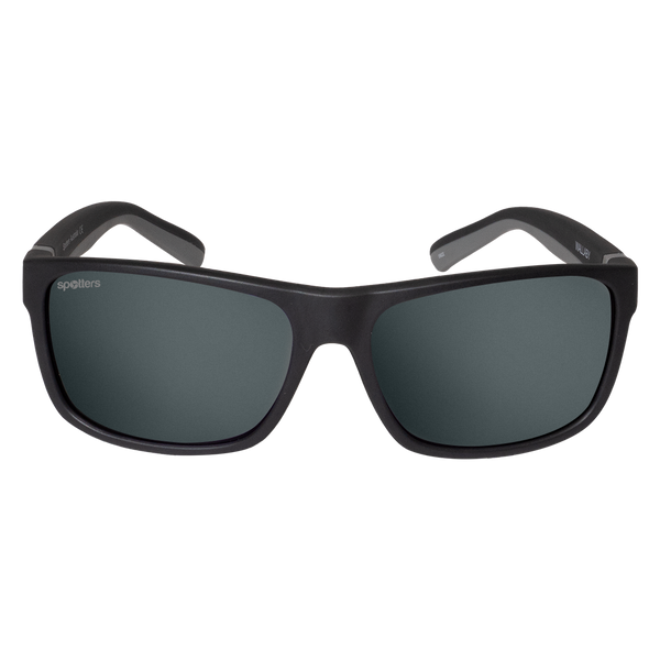 Spotters Wombat - Grey / Matt Black - front view - 9336161010215