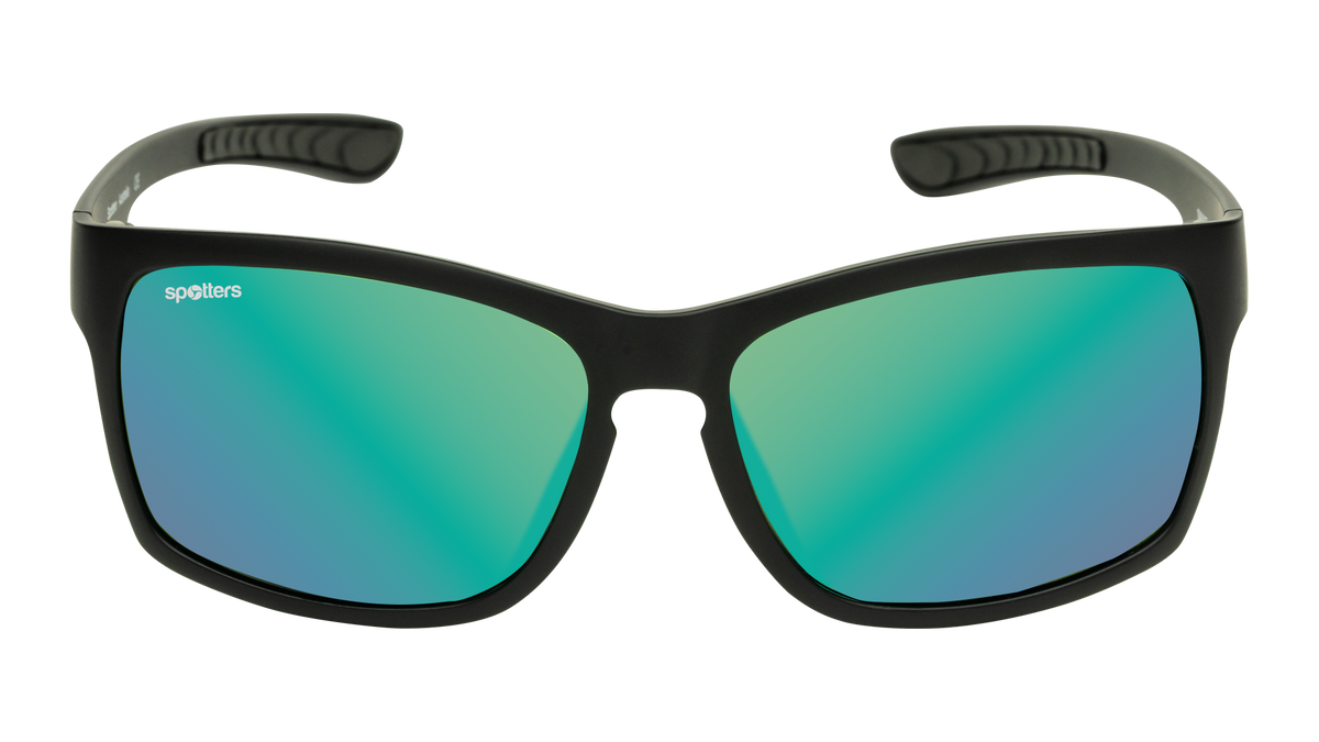 Spotters Savage Matt Black sunglasses with Helix lenses - front view - 9336161011847