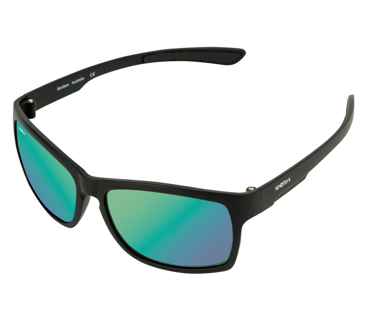 Spotters Savage Matt Black sunglasses with Helix lenses - side view - 9336161011847
