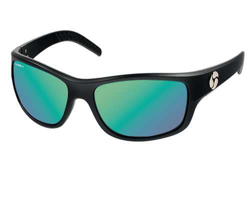 Spotters Fusion Matt Black sunglasses with Helix lenses - side view - 9336161011861