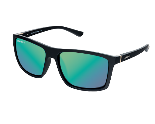 Spotters Grayson Matt Black sunglasses with Helix lenses - side view - 9336161011915