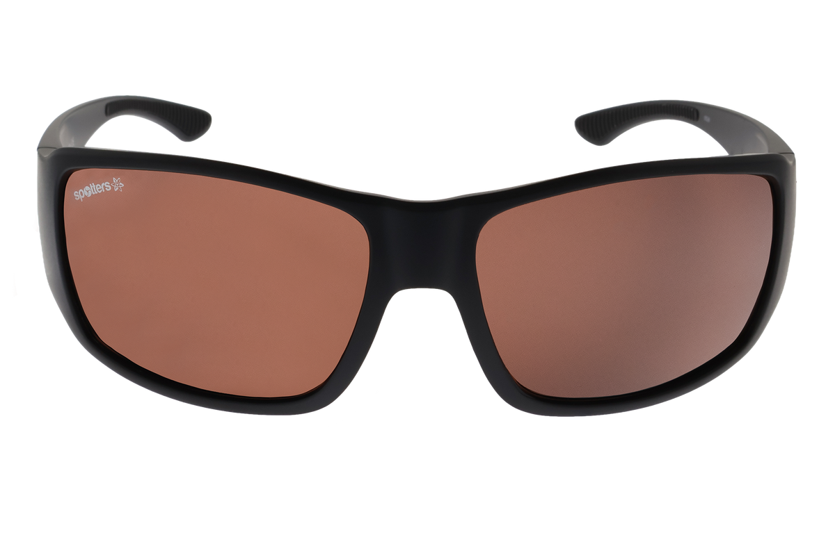 Spotters Torque Matt Black sunglasses with Halide lenses - front view - 9336161011939