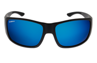 Spotters Torque Matt Black sunglasses with Ice Blue lenses - front view - 9336161011953