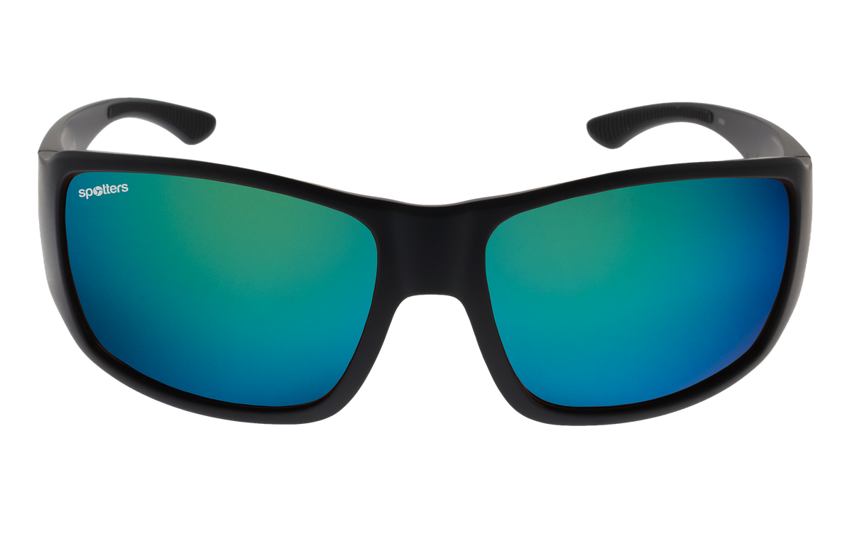 Spotters Torque Matt Black sunglasses with Nexus lenses - front view - 9336161011960