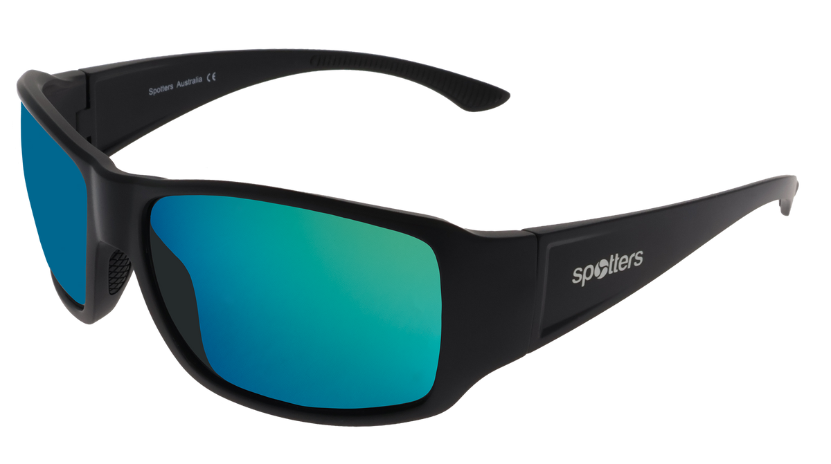 Spotters Torque Matt Black sunglasses with Nexus lenses - side view - 9336161011960