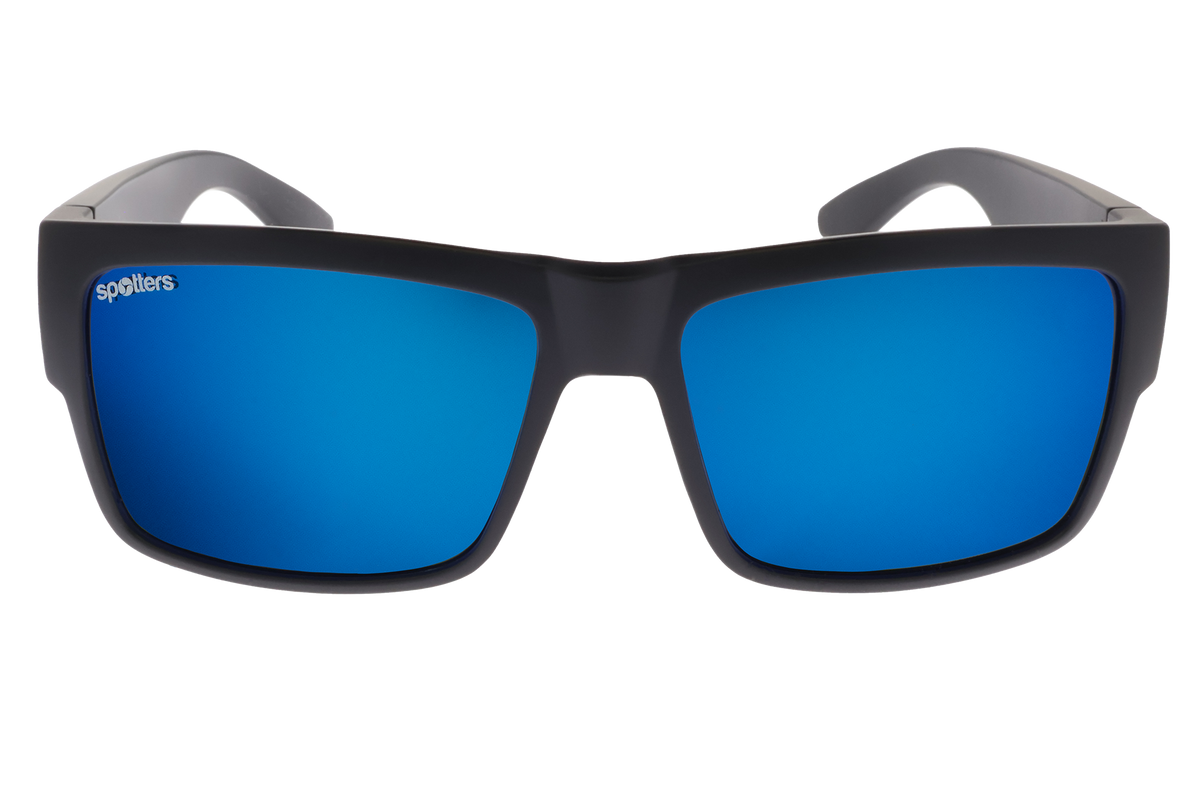 Spotters Striker Ice Blue / Matt Black - front view