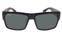 Spotters Striker matt black frame with Carbon grey lenses - front view