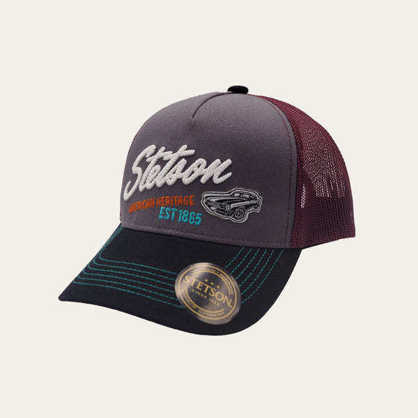 Stetson Trucker Cap – American Muscle Maroon