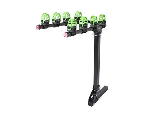 Stowaway Car Rack Bike Carrier - Hitch Mount 4 Bikes Folding Design