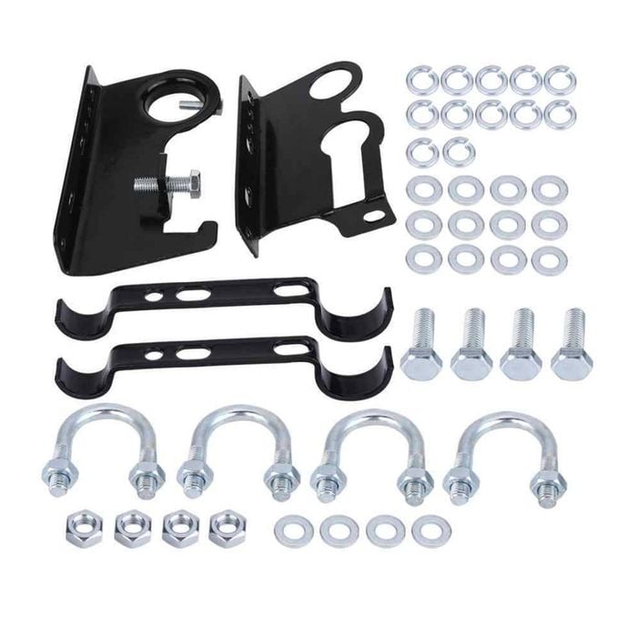 Thorny Devil TD2009 high-lift jack and shovel holder mounting brackets and hardware