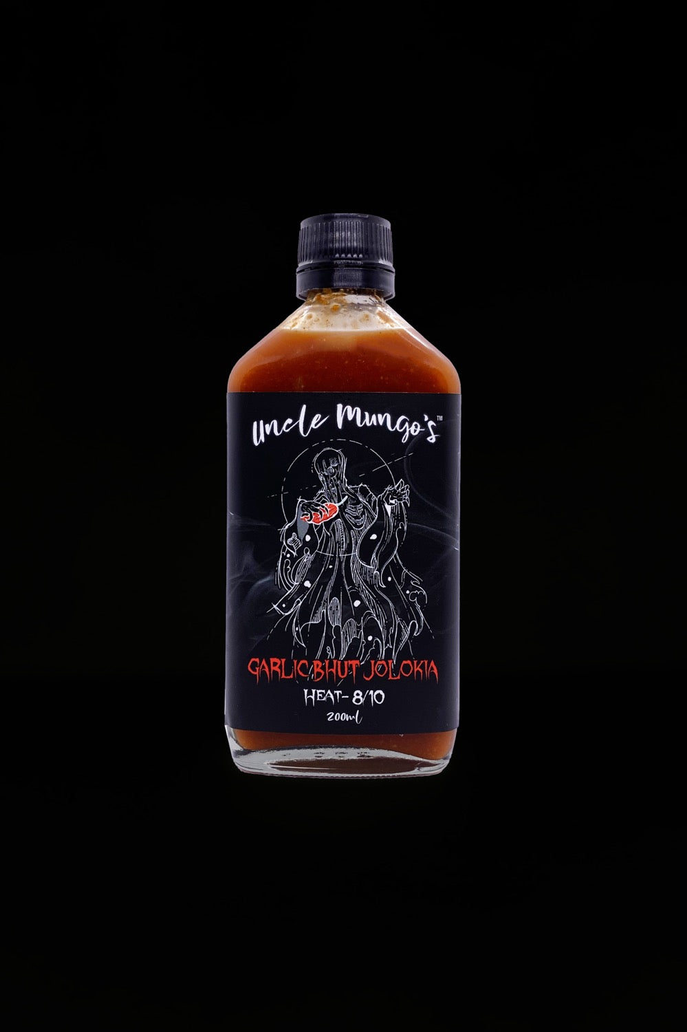 Uncle Mungo's Garlic Bhut Jolokia 200ml
