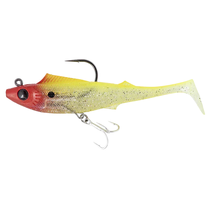 Berkley Shimma Pro-Rig 4.5in, Tommy Red Head