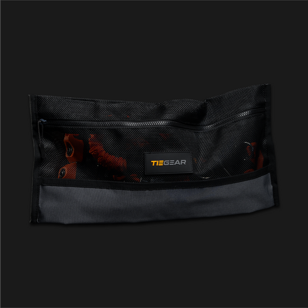 Tiegear Gear Bag, black mesh and canvas