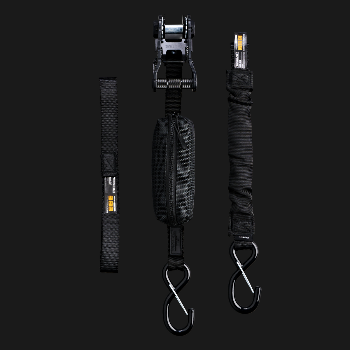 Tiegear Nero-F ratchet strap with Flex Anchor