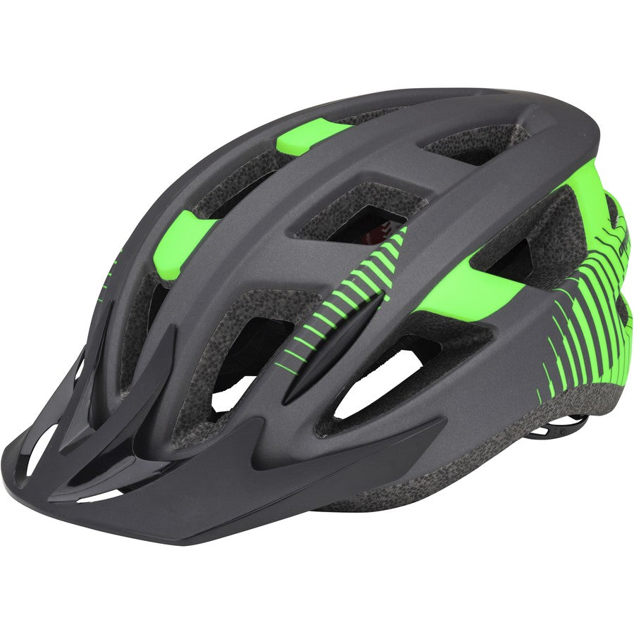 Rosebank Oasis helmet in Black/Green