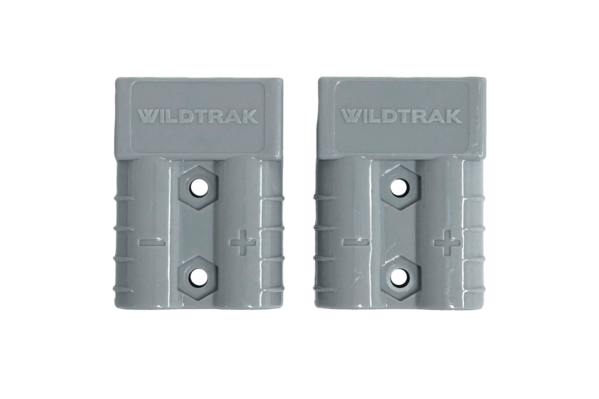Wildtrak 50A Anderson Style Connectors – Grey 2 Pack