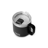 YETI Rambler 14 oz ceramic-lined stackable mug with MagSlider lid, Black