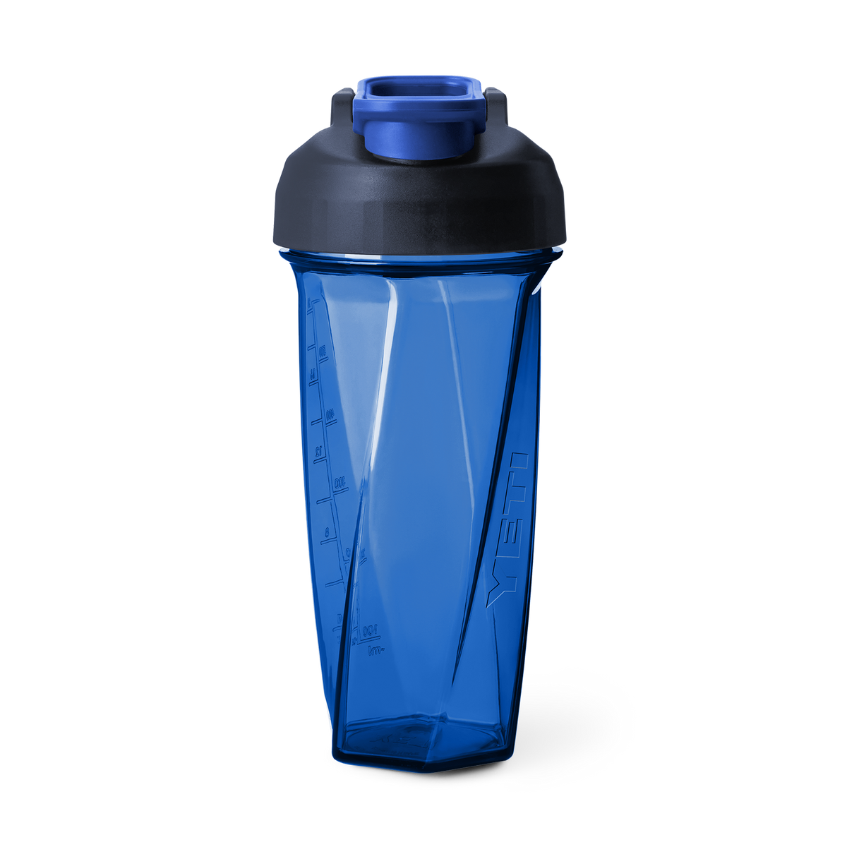 YETI Yonder 27oz shaker bottle in Royal Blue, front view