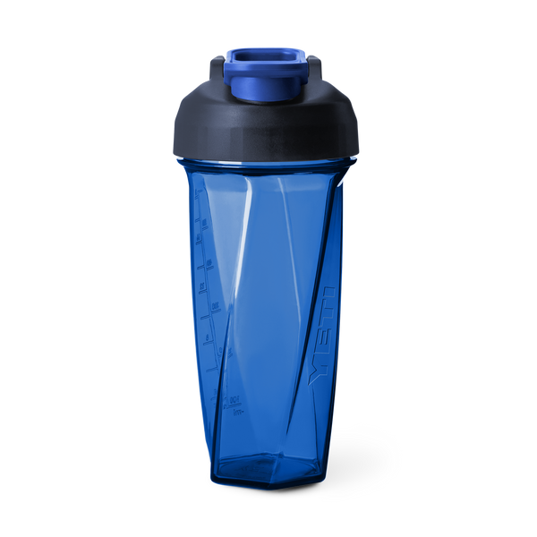 YETI Yonder 27oz shaker bottle in Royal Blue, front view