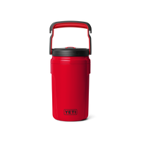 YETI Silo 40 oz (1.1 L) jug with straw cap in Rescue Red, manufacturer front view.