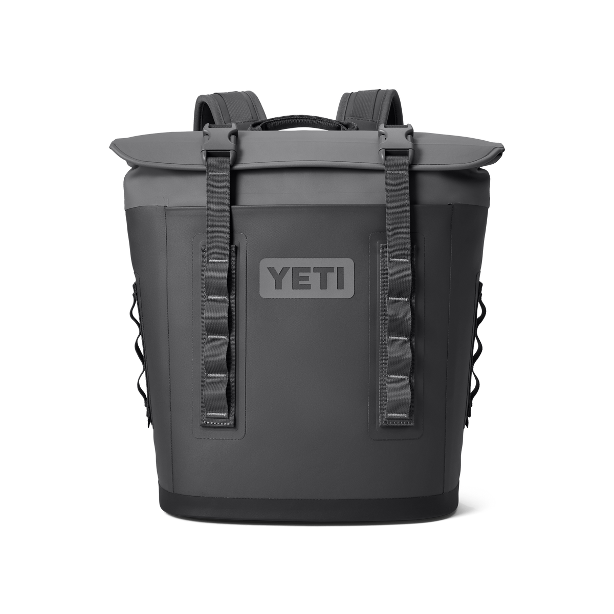 YETI Hopper M12 backpack soft cooler in Charcoal, front view