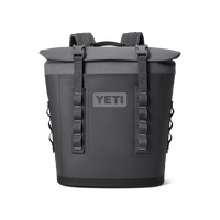 YETI Hopper M12 backpack soft cooler in Charcoal, front view