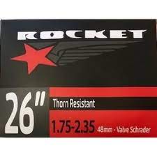 ROCKET 26 x 1.75-2.35 Thorn resistant Tube Schrader Valve