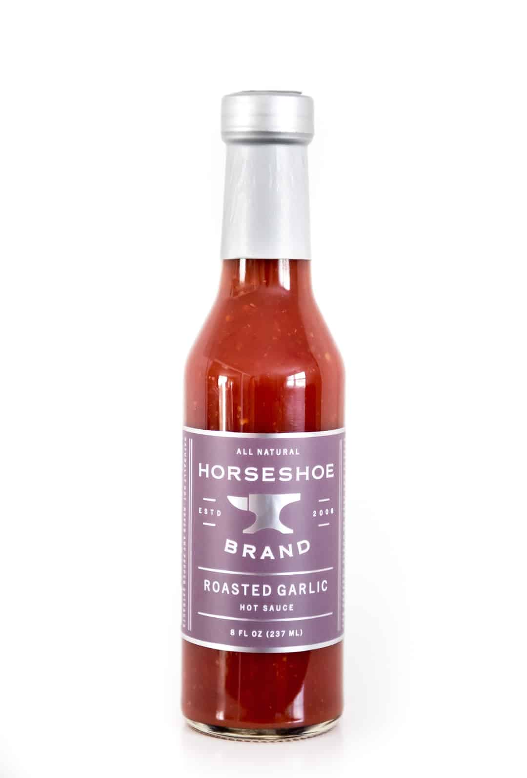 Horseshoe Brand Roasted Garlic Hot Sauce