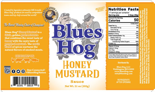 Blues Hog Honey Mustard Squeeze Bottle