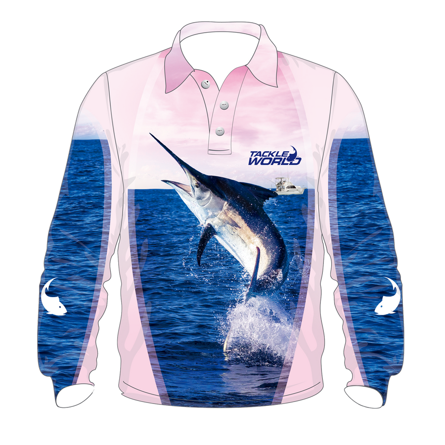 TackleWorld Fishing Shirt Girls Marlin V2