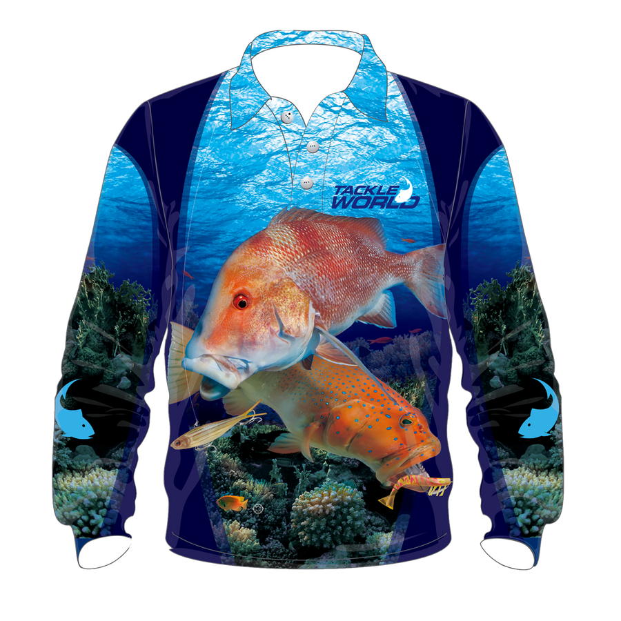 TackleWorld Fishing Shirt Reef Fish