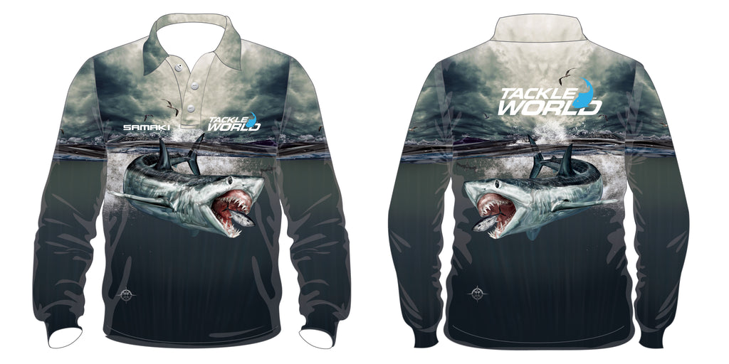 Samaki/TW Mako Shark L/S Shirt – Rod & Rifle Tackleworld