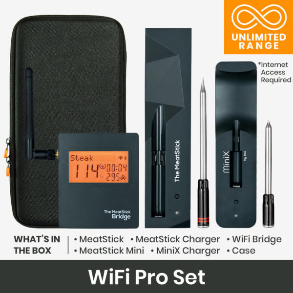 The Meatstick WIFI Pro Set Unlimited Range