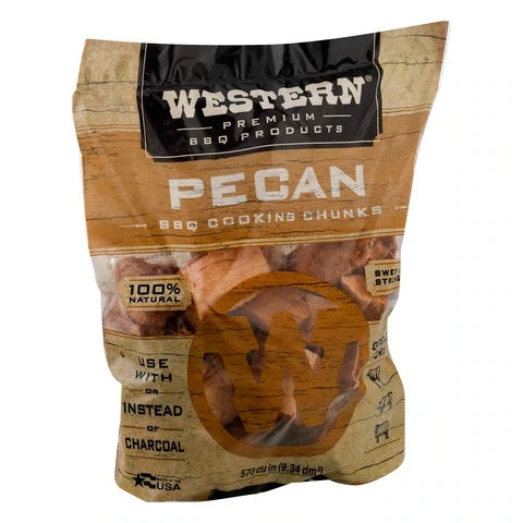 Western BBQ Pecan Wood Chunks