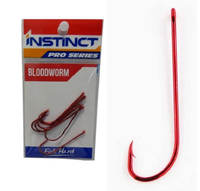 Instinct Pro Hook Bloodworm Red