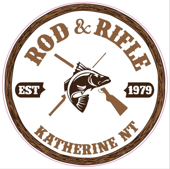 Rod and Rifle Sticker