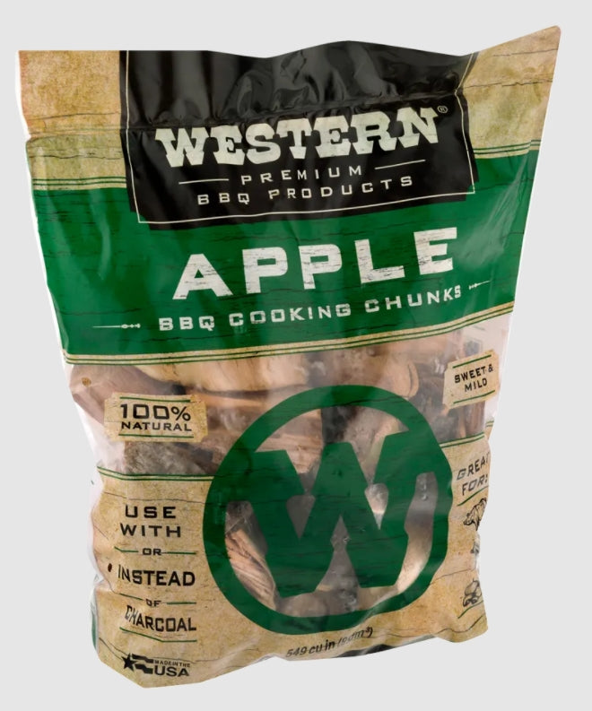 Western BBQ Apple Wood Chunks